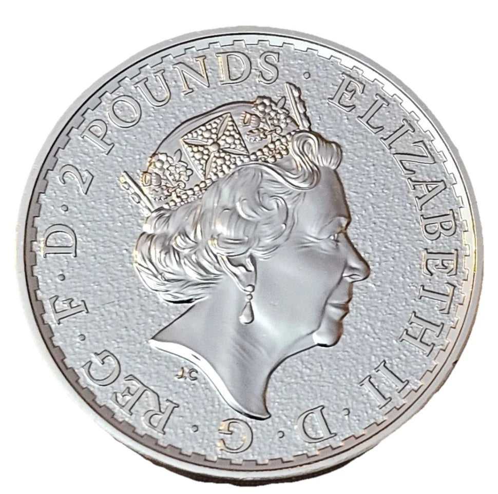 2016 1 Oz Silver Britannia Bullion Coin | CGT Exempt | BU | Capsule Included